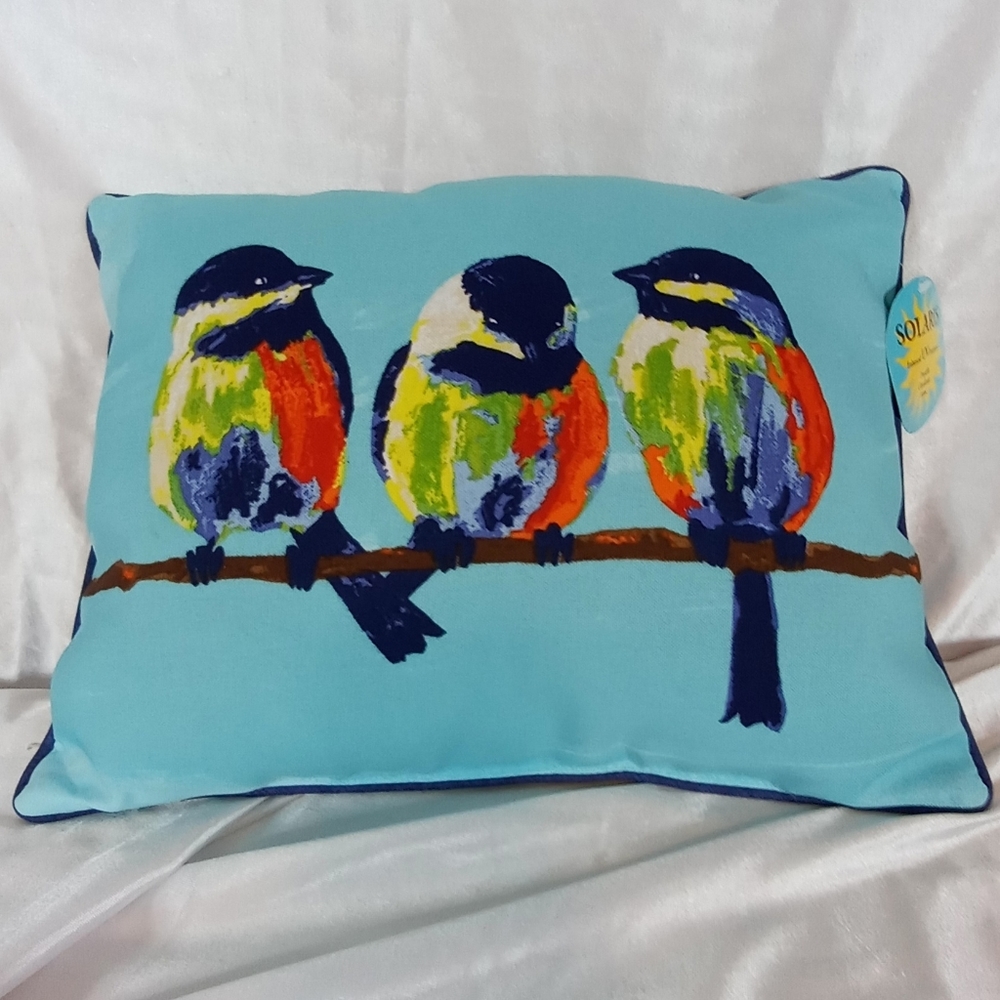 Indoor outdoor throw pillows